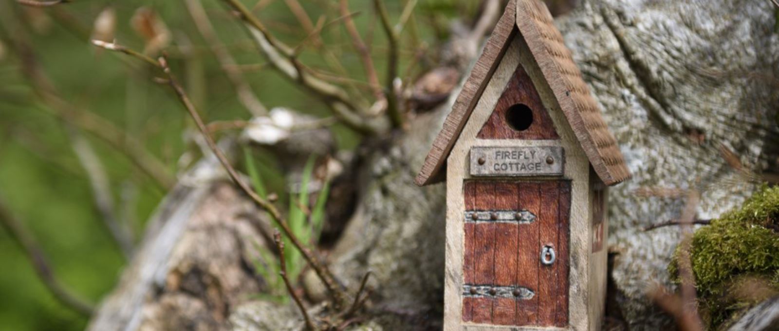 Fairy door at Furzey Gardens, Hampshire